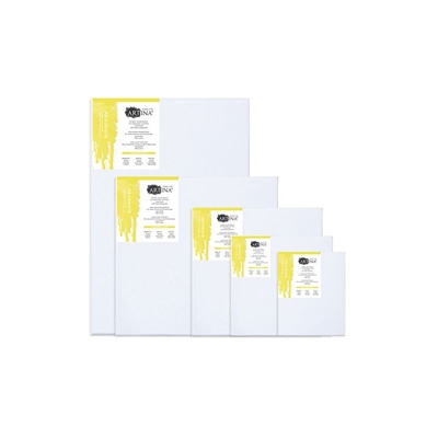 Artina Cartoni telati per dipingere - Vera Tela 100% Cotone - cartoncini per Pittura - Alta qualità 30x20x0.5 cm