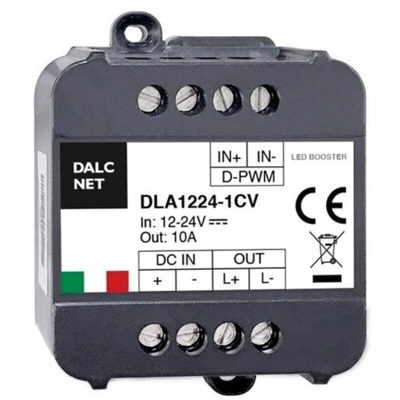 LEDLUX CL9214 Easy Booster Led Amplificatore Segnale PWM DC 12V 24V 10A CV DLA1224-1CV - Dalcnet