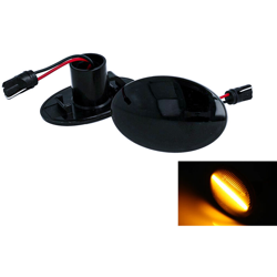 Kit Freccia Laterale a Led Side Marker Lente Nero Fume Luce Arancione Per Ford Fiesta KA Transit Tourneo OEM 96VT13K354AA - CARALL precio