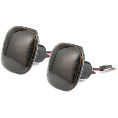 Kit Freccia Laterale a Led Side Marker Lente Nero Fume Luce Arancione Per Audi A3 8L 1997-2003 A4 8D 1994-2001 OEM 185327812 - CARALL