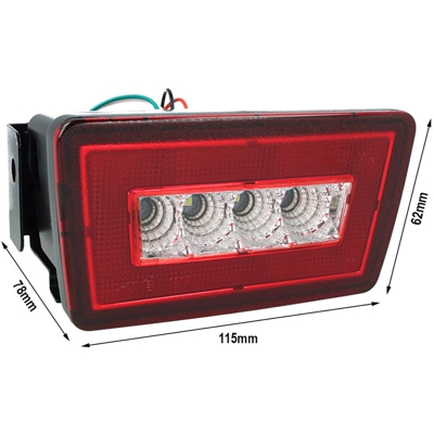 Faro Led Posteriore Luci Posizione Stop Retromarcia 3 In 1 Subaru WRX STI 2011-2018 XV 2013-2018 Impreza GP 2011-2018 - CARALL