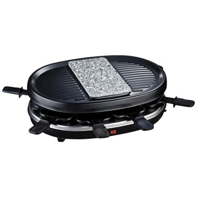 Raclette Con Grill E Pietra In Granito Per 8 Persone R80