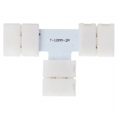Connettore Rapido T Striscia LED 12/24VDC SMD5050/5630 (KD-CONRAP-T-5050) - GREENICE