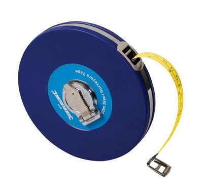 Silverline Rotelle metriche in acciaio 50 m