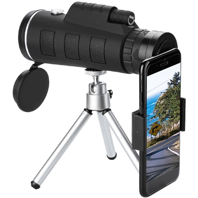 40x60 HD con zoom ottico del telescopio lente + treppiede + clip per il cellulare universale - ASUPERMALL