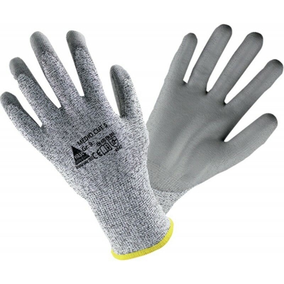 Guanto Resistente Tagliare Medio Cut5, Besch.Taille Pu-10 (A 10) - HASE SAFETY GLOVES