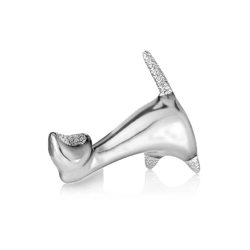 Decorazione da Tavolo Gattino - Scultura Decorativa, Accessorio - da Soggiorno, Camera - Argento in Resina, Argento, 6 x 2 x 5 cm - OTTAVIANI BY características