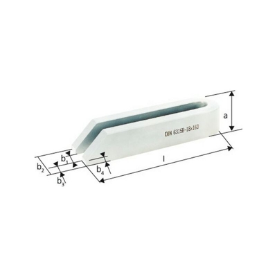 Flangiato Smussato Larghezza Forcella. Slot B1: 22 Mm Lungo. L 250 Mm, Vite Per M20 / M22, Un: 40 Mm, B2: 62 Mm B3: 20 Mm, B4: 10 Mm - FORUM