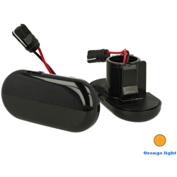 Kit Freccia Laterale a Led Side Marker Lente Nero Fume Luce Arancione Per Opel Vivaro Movano Nissan Interstar X70 OEM 7701047517 6030196E - CARALL características