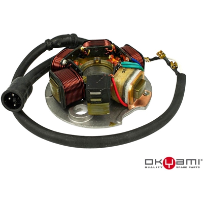Statore OKYAMI Per Moto Piaggio Ape TM P 50 85-89 Vespa PK XL FL OEM 497654 199495