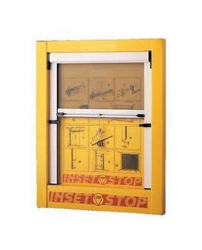 Zanzariere in alluminio a rullo riducibile verticale bianca cm 120x170 - ARCANSAS en oferta