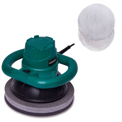 VONROC Lucidatrice eccentrica per auto 120W - Ø240mm. Include 2 tamponi lucidatura cofano e borsa attrezzi