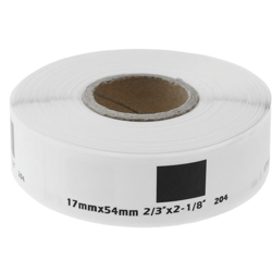 BeMatik - Rotoli bobina 400 etichettes compatibili Brother DK-11204 DK-1204 17x54mm 8-pack en oferta