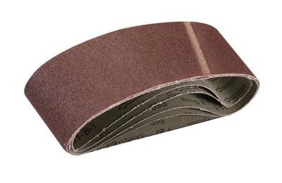 5 nastri abrasivi 75 x 533 mm Grana 60 - Silverline