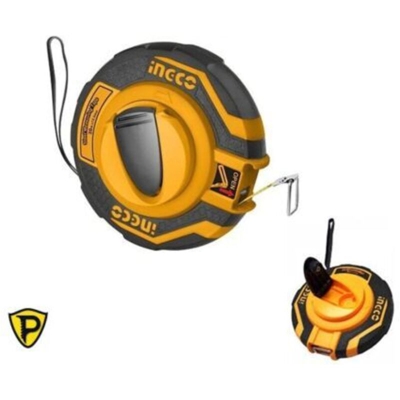 Ingco - Rotella metrica metro a nastro rullina 20 metri largh. 12,5 mm misurazione