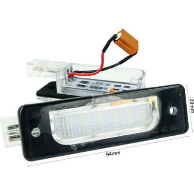 Kit Luci Targa Led Per BMW E34 E32 1988-1996 12V 3W Canbus Resistenza Inclusa - CARALL