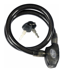 Lucchetto a Scatto per Bicicletta Cicli Motocicli Scooter Misura 80 cm ? 15 mm - MAURER en oferta