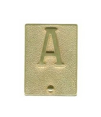 LETTERA CIVICA OTTONE A 60x80 RA-680 SILMEC