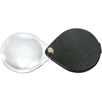Eschenbach 1740530 Lente dingrandimento pieghevole con custodia in pelle Ingrandimenti: 6 x Lente: (Ø) 30 mm Nero
