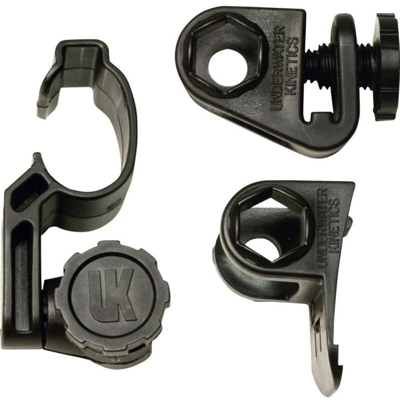 514819 Supporto per casco Tutte le 3AA/4AA di UK Nero - Uk Underwater Kinetics