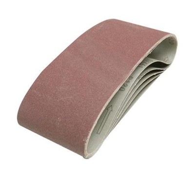 5 nastri abrasivi 100 x 610 mm Grana 40 - Silverline