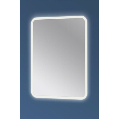 Specchio bagno stondato con led 80x60 cm > Senza accensione a sfioro > Senza Kit Bluetooth > Specchio senza antifog - SCELTI DA SAN MARCO