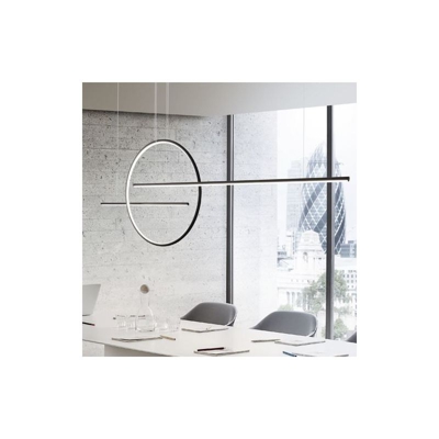 Redo Group Italia - Giotto Lampada a Sospensione Nera led 66w