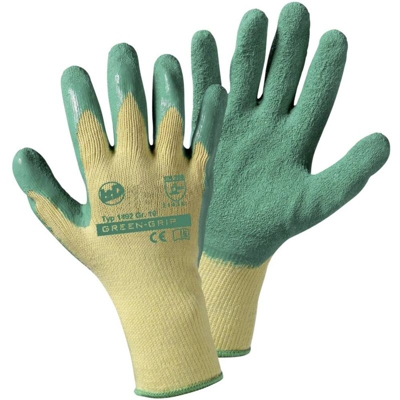 Guanto per giardinaggio Poliestere Taglia: 9, L EN 388 CAT II Green grip 1492SB-9 1 Paio/a - L+d