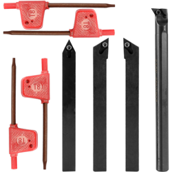Portautensili per barra noiosa per tornio, Utensili per tornio, Senza lama, 10mm - ASUPERMALL en oferta
