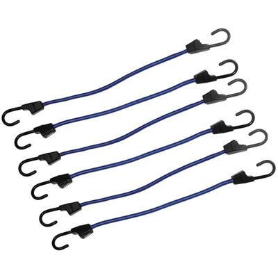 Corde elastiche, 6 pz 400 mm - Silverline