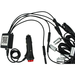 Kit Stringa EL Striscia Neon Led RGB Bluetooth APP Per Android Sensore Musica Con 5 Led Potente - CARALL en oferta