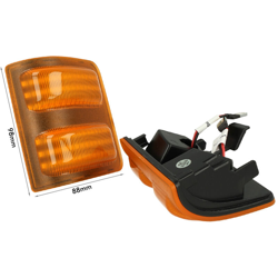 Kit Freccia Laterale a Led Side Marker Dinamica Lente Arancione Ford F-250 F250 F350 F450 F550 2008-2016 OEM 1448141 1448140 - CARALL en oferta