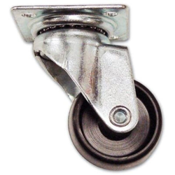 Cebora - Ruota in Nylon con Piastra Girevole D1P ? 40 mm Piastra 47x47 mm Portata 25 Kg en oferta