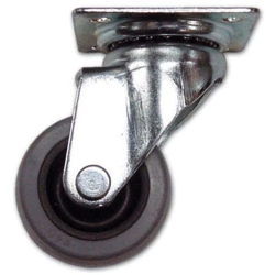 Cebora - Ruota in Gomma con Piastra Girevole D1P 7 Ø 50 mm Piastra 47x47mm Portata 20 Kg precio