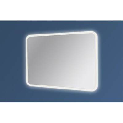 Specchio bagno led 100x70 cm sabbiato > Senza specchio ingranditore > Senza accensione a sfioro > Senza Kit Bluetooth > Specchio senza antifog