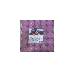 LGV - 25 Candele Candela Tea Light Profumate Profumazione Fico Essenze Naturali en oferta