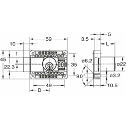 Mobili Bullone Blocca 2828 Brass - NO NAME precio