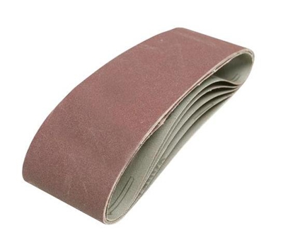 5 nastri abrasivi 75 x 533 mm Grana 40 - Silverline