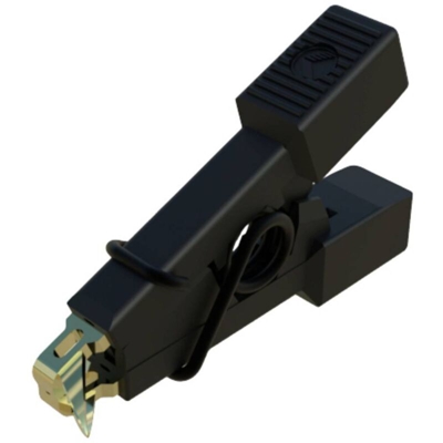 SKS Hirschmann MICRO-SMD CLIP 1 Morsetto a coccodrillo Connettore 0,64 mm CAT I Nero