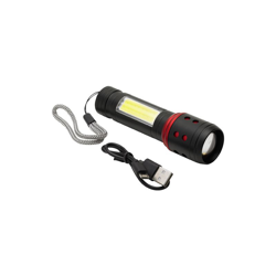 Torcia Led In Alluminio Con Batteria Ricaricabile Maurer precio