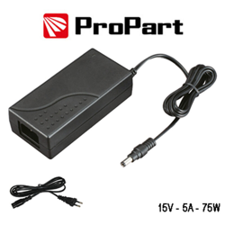 alimentatore switching tensione costante 15 vdc 5a 220-240 volt 75 watt CE nero lif pea80v15v5a - PROPART características