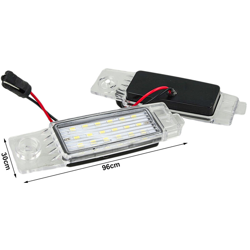 Kit Luci Targa Led Toyota Highlander Lexus RX300 OEM 8127048011 Canbus Bianco 12V 5W - CARALL características