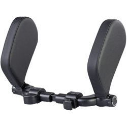 Poggiatesta Per Auto Laterale in Pelle PU Nero Protezione Collo Barra Fissaggio Regolabile Per Bambini Adulti - CARALL en oferta