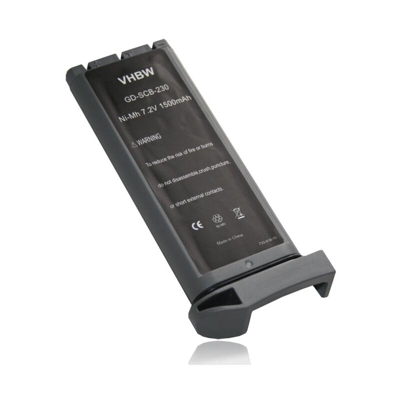 vhbw Batteria compatibile con iRobot Scooba 200, iRobot Scooba 230 sostituisce 21003 per robot lavapavimenti - 1500mAh (7.2V)