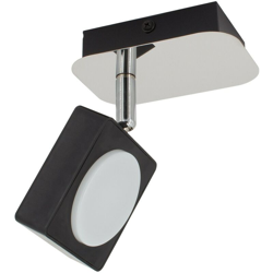 Ledkia - Applique LED Orientabile Capri 1 faretto 6W Nera Bianco Naturale 4000K precio