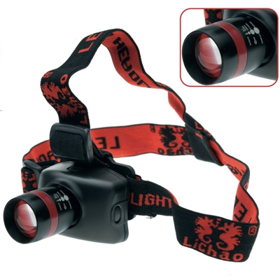 Sport Fishing - Lampada frontale a led quadro con zoom king-sun 3