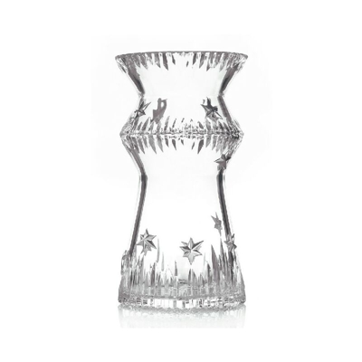 Vaso Silver - Decorativo - per Fiori - Bianco in Vetro, 16 cm - OTTAVIANI BY HOMEMANIA