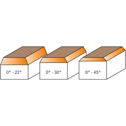 721.045.11 Fresa X Rifilare 45 Gr. Hw Z2 S=6 D=12X12.7X45 Dx - CMT ORANGE TOOLS precio