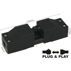 AP3134 Connettore Innesto Con Pressacavo Montaggio Su Cavo 3 Pin Collegabile Maschio e Femmina Pluggable IP30 - Ledlux características