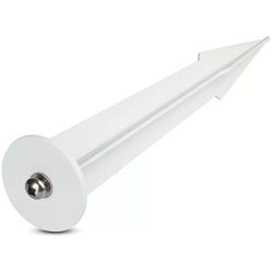 Picchetto in Alluminio per Fari LED V-TAC Colore Bianco Ø60mm H:265mm precio